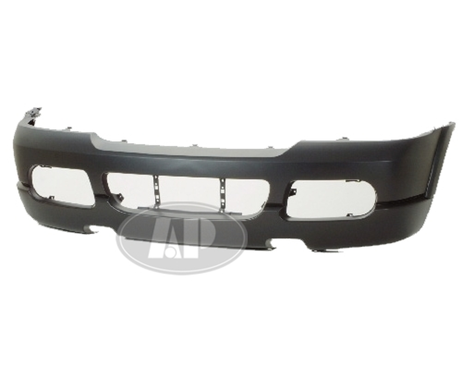 FO1000567 ford explorer 2005 bumper front with moulding large fog holes primed fo1000567 1