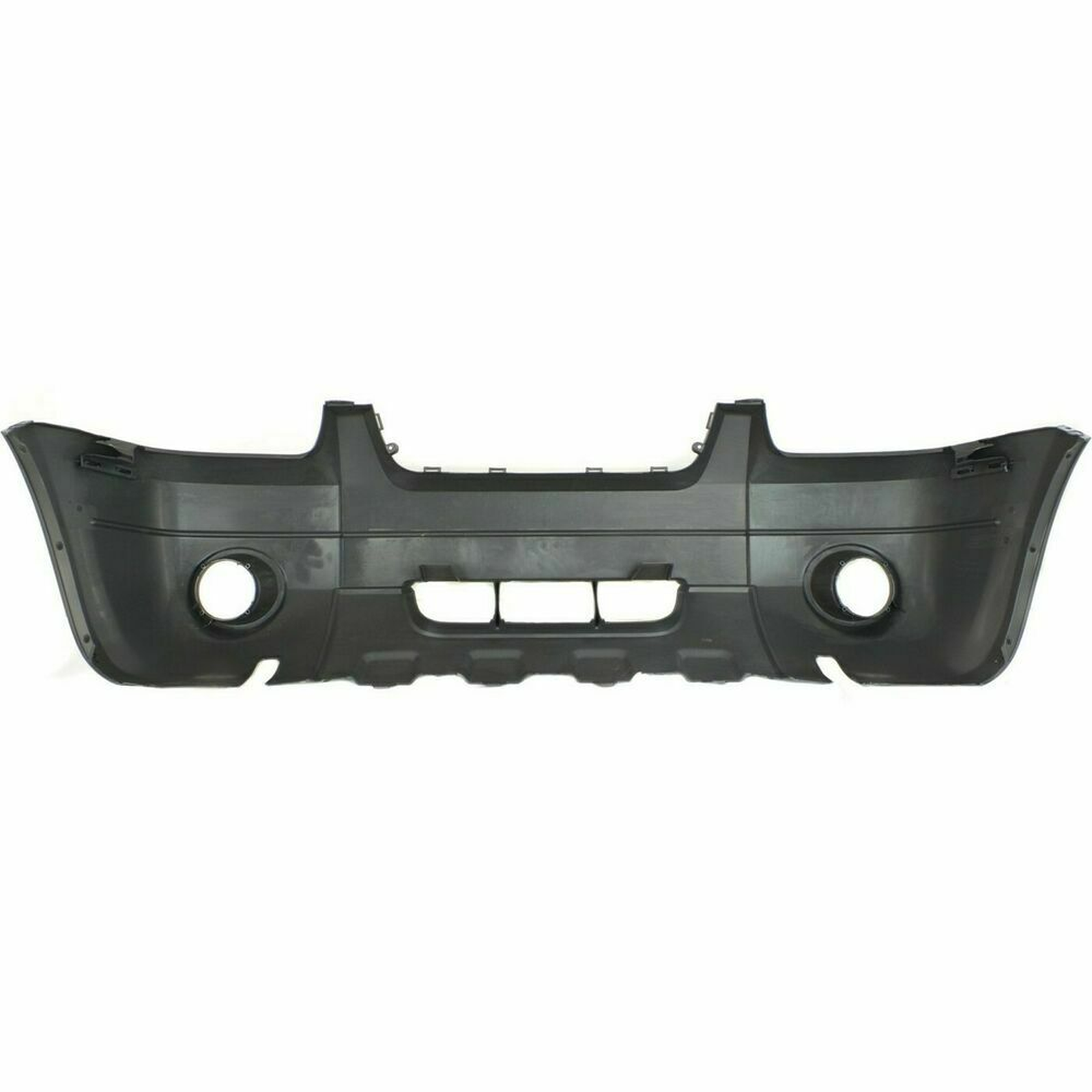 FO1000571 ford escape 2005 2007 bumper front textured xlt with fog lamp hole without flare 5