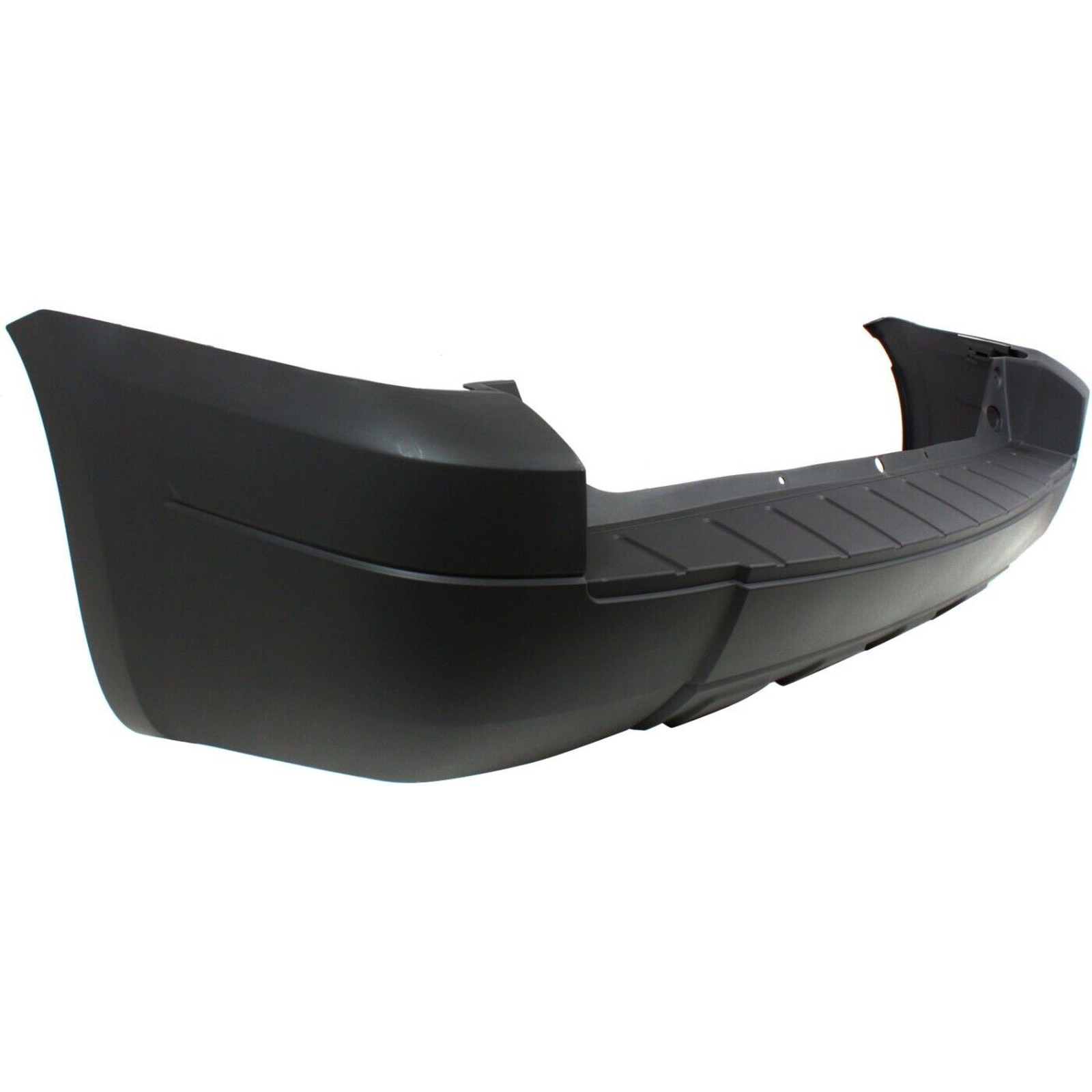 FO1100382 ford escape 2005 2007 bumper rear textured gray without tow without skid plate w 3