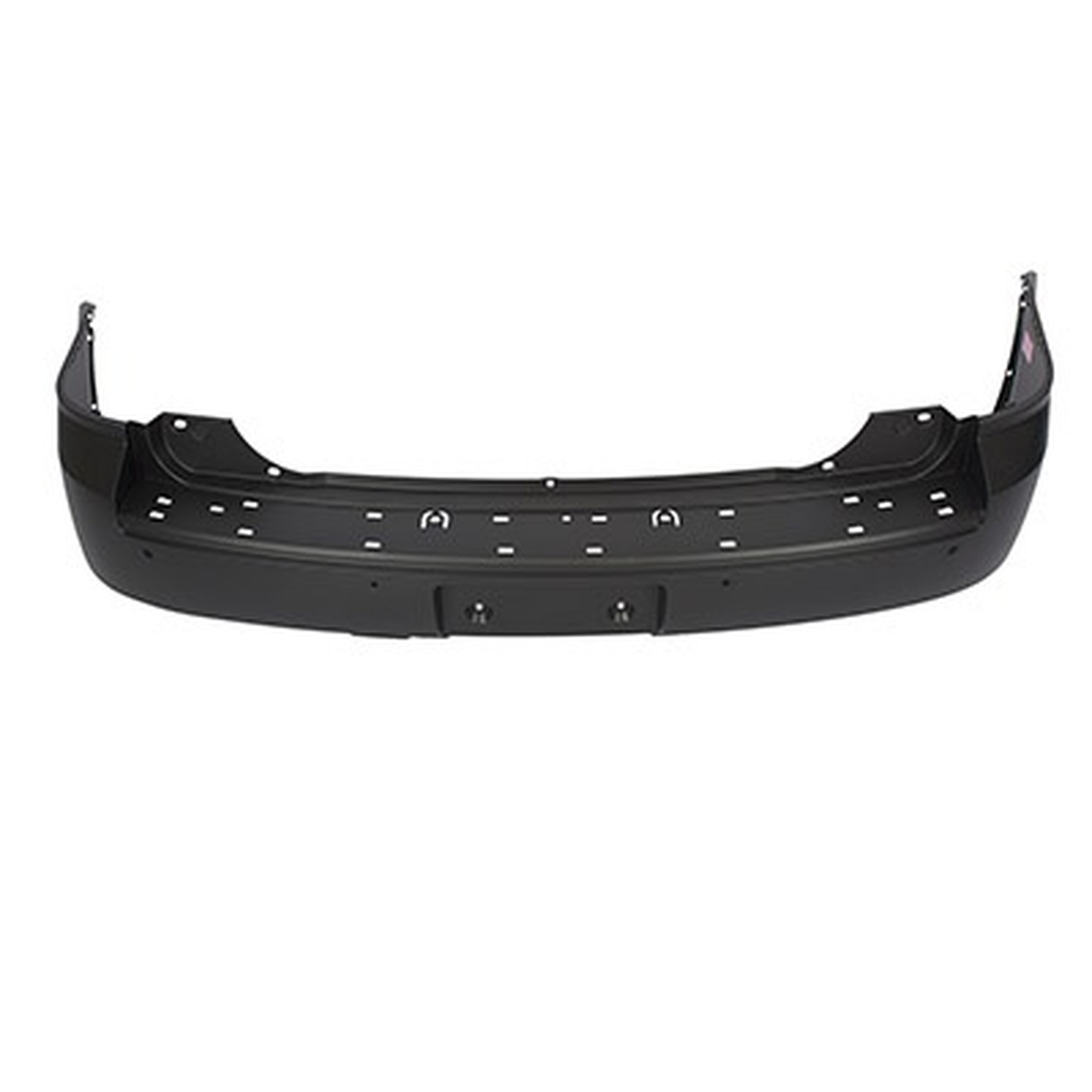 FO1100641 ford flex 2009 bumper rear primed without turbo with sensor with tow single exht 2