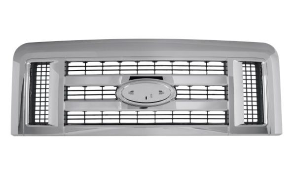 FORD ECONOLINE 2008-2014 — GRILLE; CHROME; ECONOLINE 08-14; E350/E450 15-25