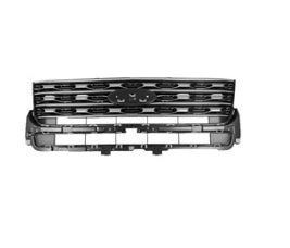 FORD EXPLORER 2016-2019 — GRILLE; PAINTED SILVER GRAY/CHROME MOLDINGS; BASE/XLT/LIMITED; 2016-2017 (OE FB5Z8200AD)