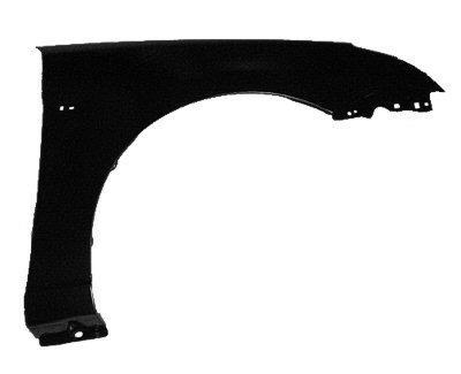 FO1241266C ford focus 2008 2009 front right fender with moulding hole capa fo1241266c 1