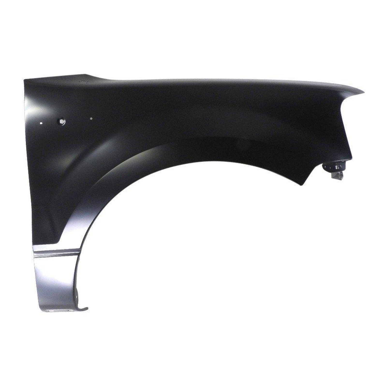 FO1241270C front right fender without flare with antenna hole capa fo1241270c 1