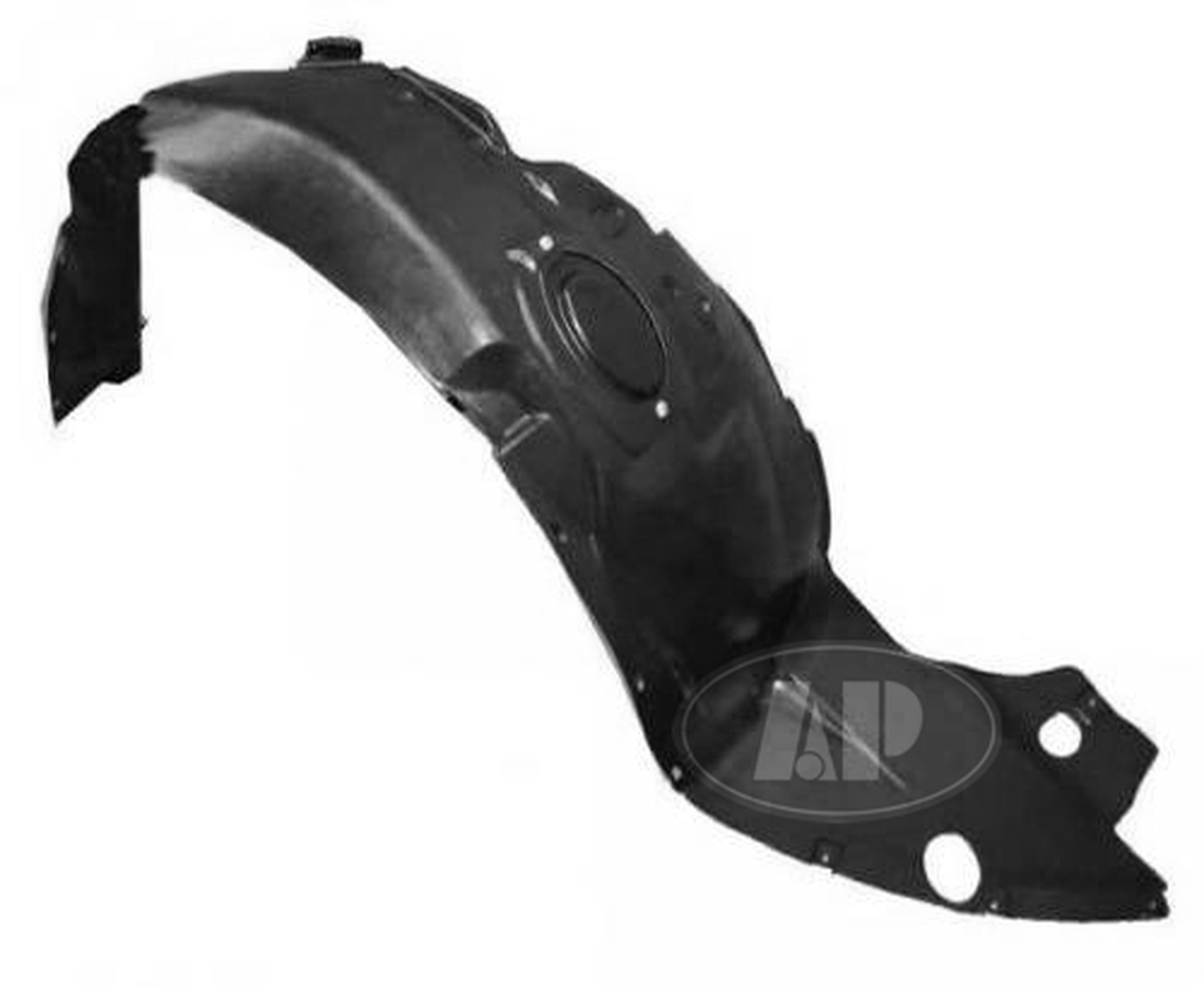 FO1251136 lincoln mkz 2007 2012 front right fender liner fo1251136 1