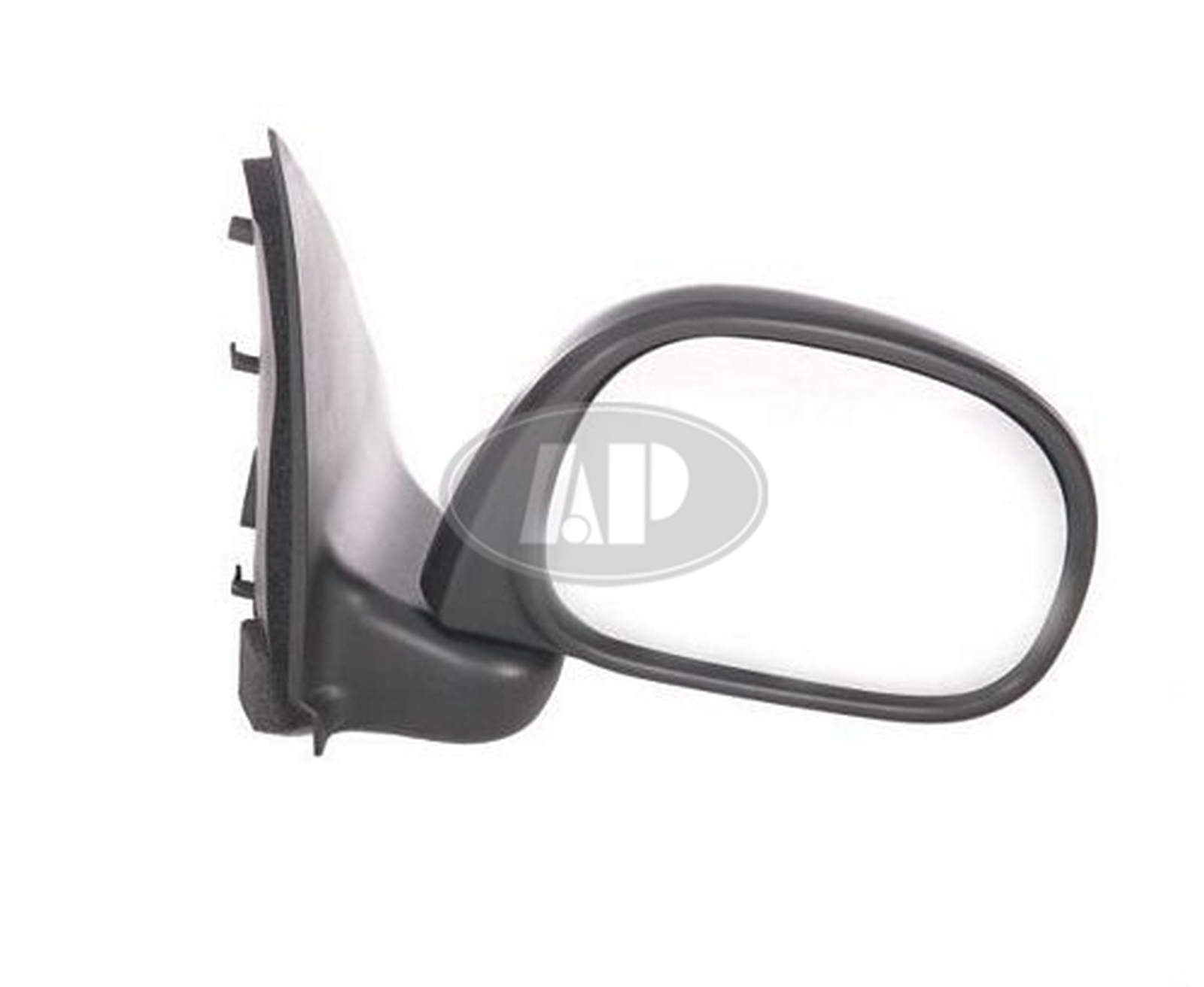 FO1321132 ford f 150 1997 2002 right side mirror manual rectangular style black textured t 1