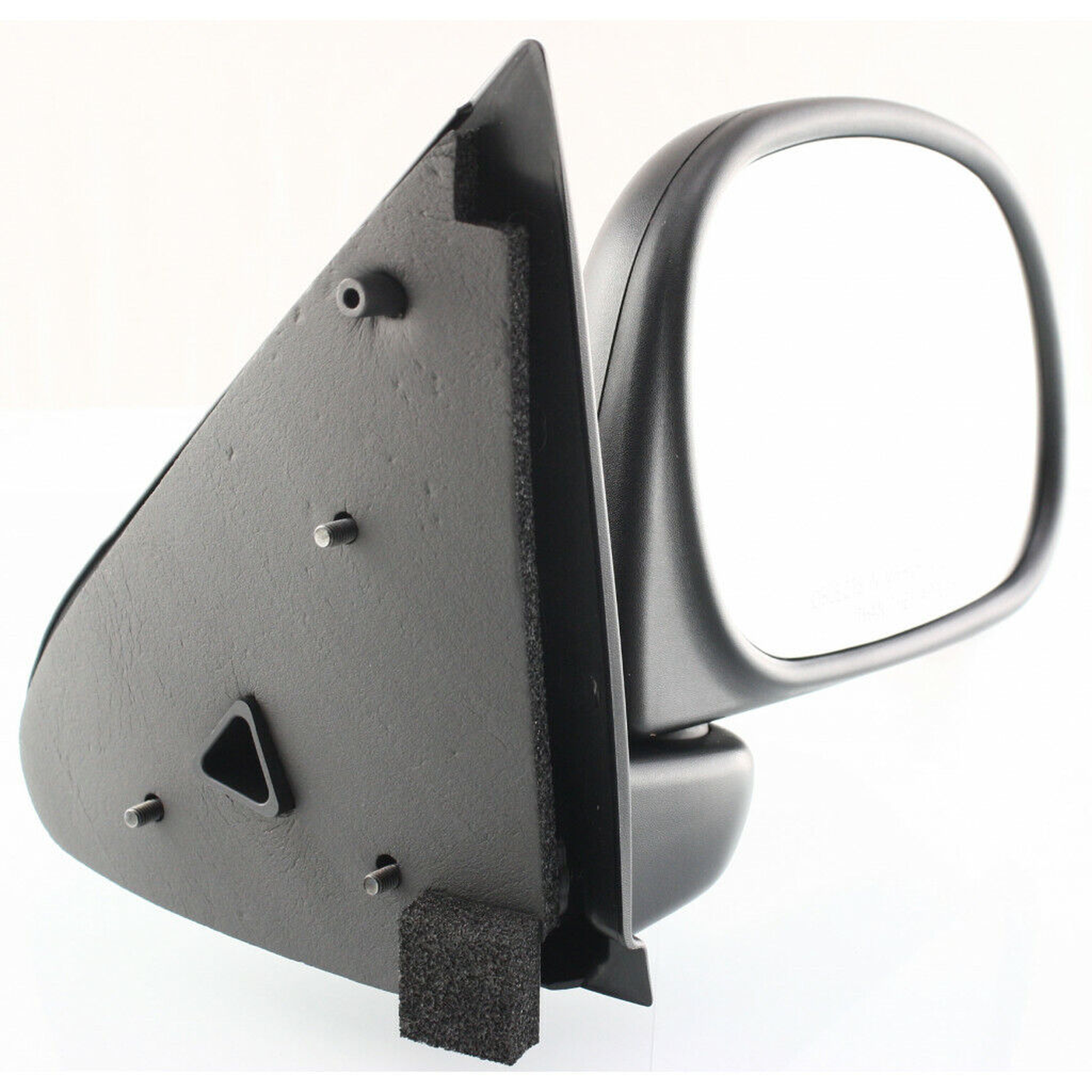 FO1321132 ford f 150 1997 2002 right side mirror manual rectangular style black textured t 3