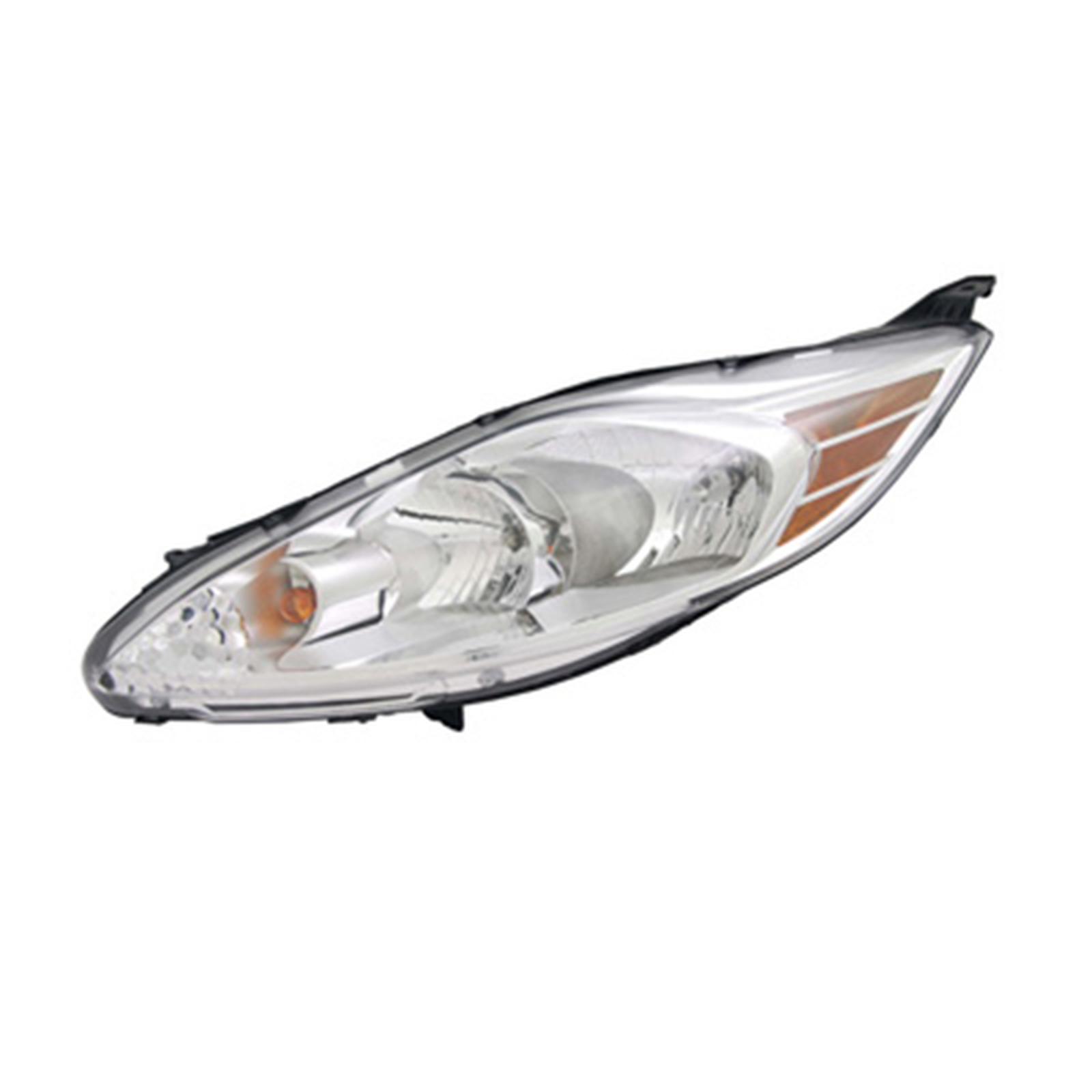 FO2502295 ford fiesta 2011 2013 left headlight without appearance pkg without black surrou 1