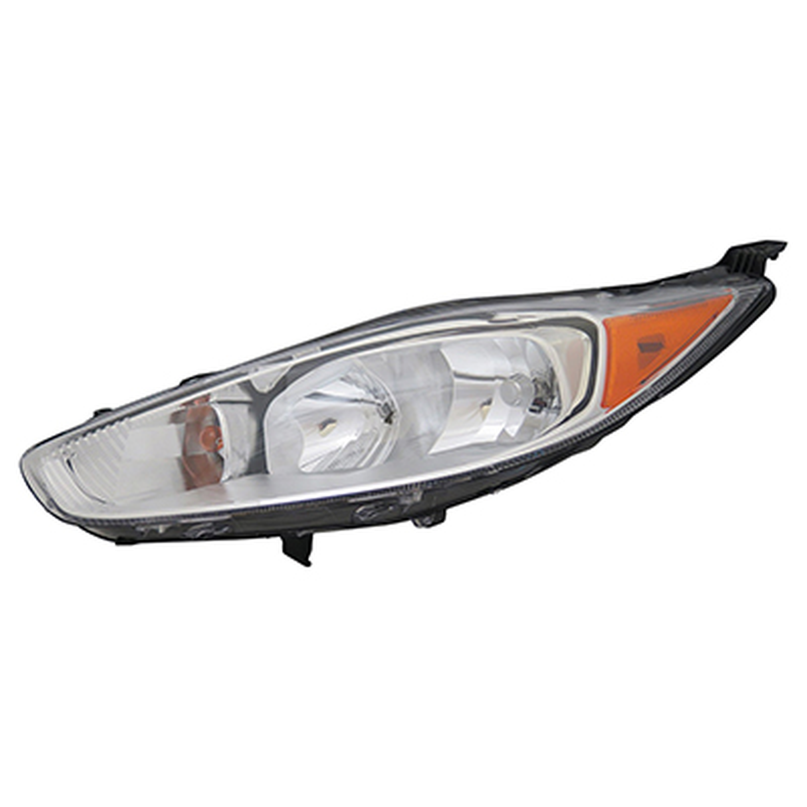 FO2502325U ford fiesta 2014 2017 left headlight halogen chrome fits titanium model fo250232 1