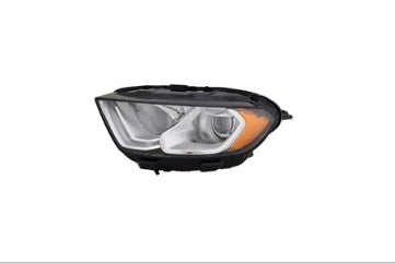 FORD ECOSPORT 2018-2022 — HALOGEN HEADLIGHT LH; CHROME HOUSING; W/ LED DRL; ECOSPORT 2018-2022 CAPA