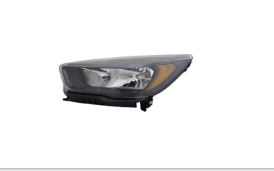FORD ESCAPE 2013-2019 — HALOGEN HEAD LIGHT LH; BLACK; W/O LED ACCENT; ESCAPE 2018-2019 CAPA