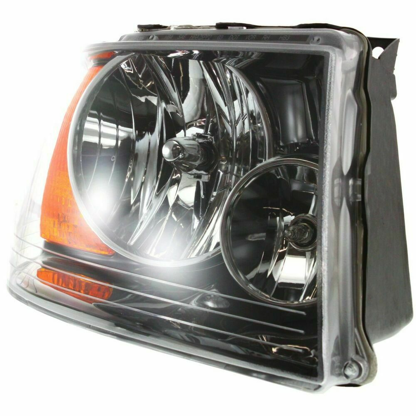 FO2503198 ford expedition 2003 2006 right headlight black bezelw off road pkg hq fo2503198 2