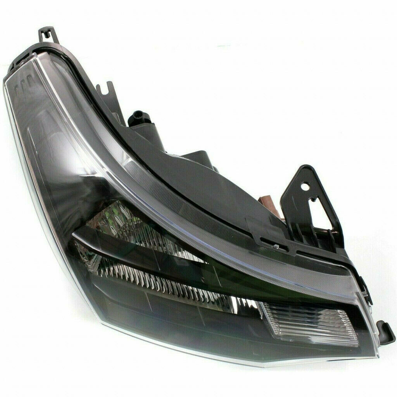 FO2503269 ford focus 2009 2011 right headlight black chrome trim cpe 09 10 sdn ses 10 11 h 3