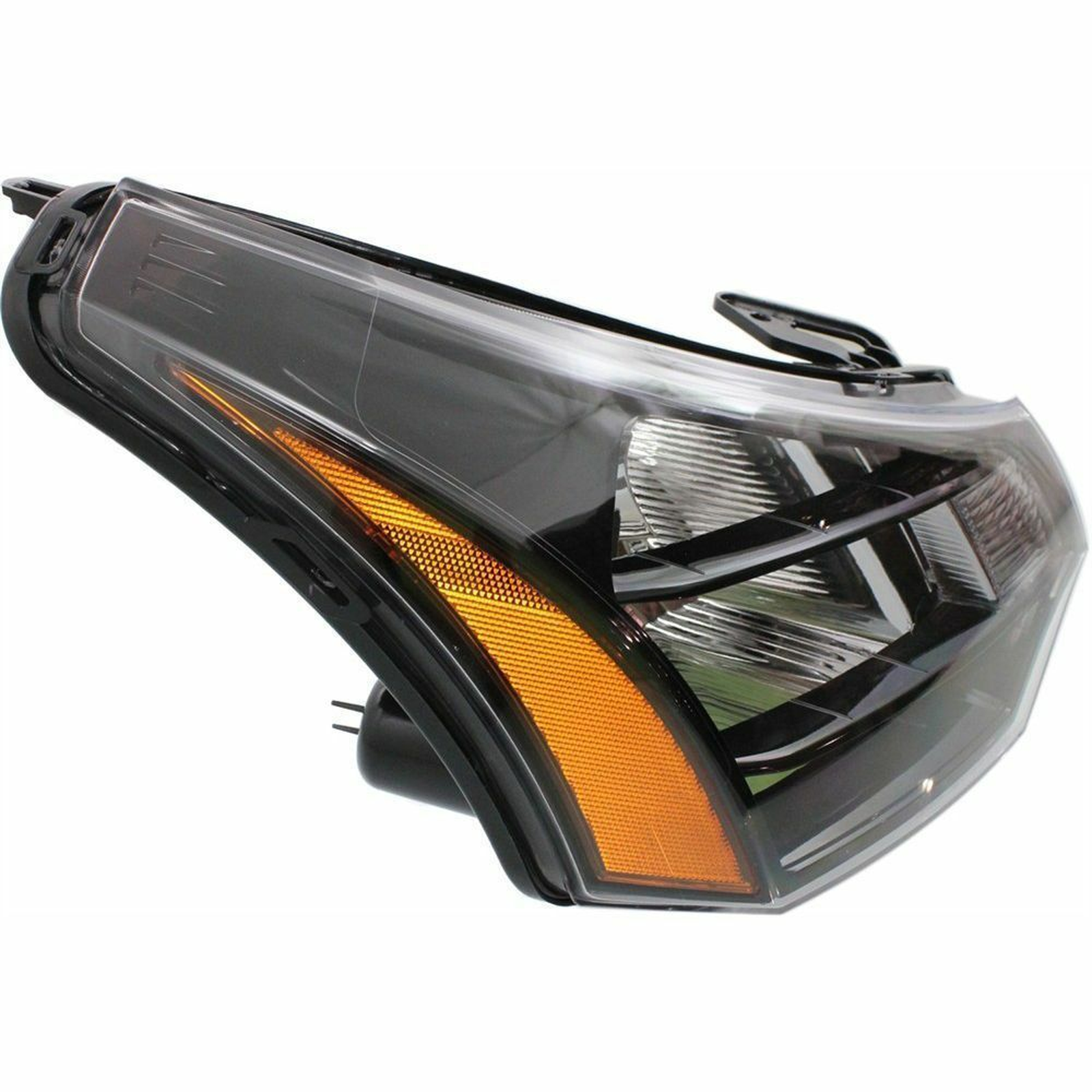 FO2503269 ford focus 2009 2011 right headlight black chrome trim cpe 09 10 sdn ses 10 11 h 4