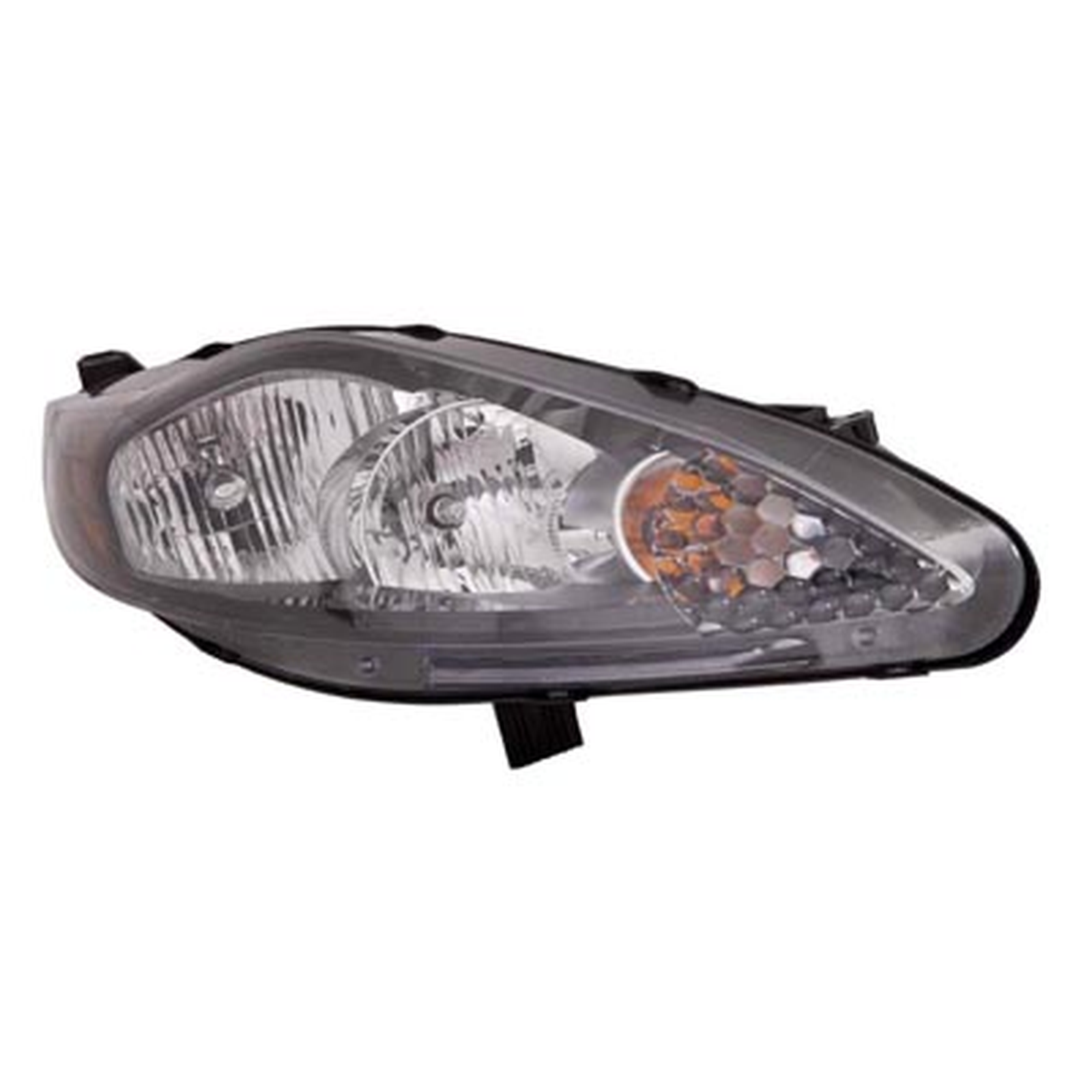 FO2503300 ford fiesta 2012 2013 right headlight se model with apperance pkg with black sur 1