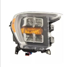 FORD PICKUP F150 2021-2023 — LED HEADLIGHT RH; CHROME BEZEL; W/O ADAPTIVE & TREMOR; 2021-2023 (ML3Z13008E/H)