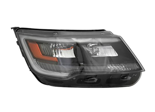 FORD EXPLORER 2016-2019 — HEADLIGHT RH; BLACK HOUSING; FOR SPORT MODELS 2016-2018 ( TO 4/2018 )