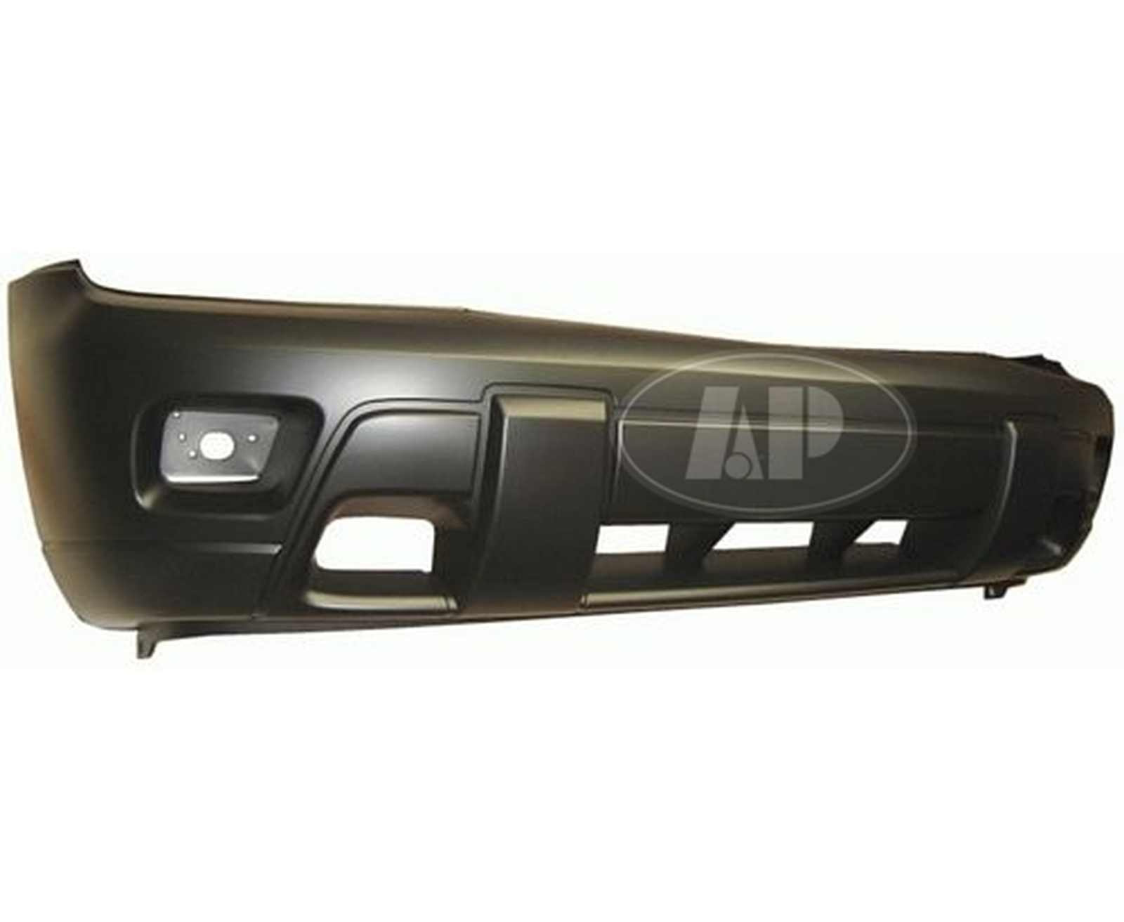GM1000672 chevrolet trailblazer 2002 2005 bumper front smooth primed with fog lamp hole gm 1