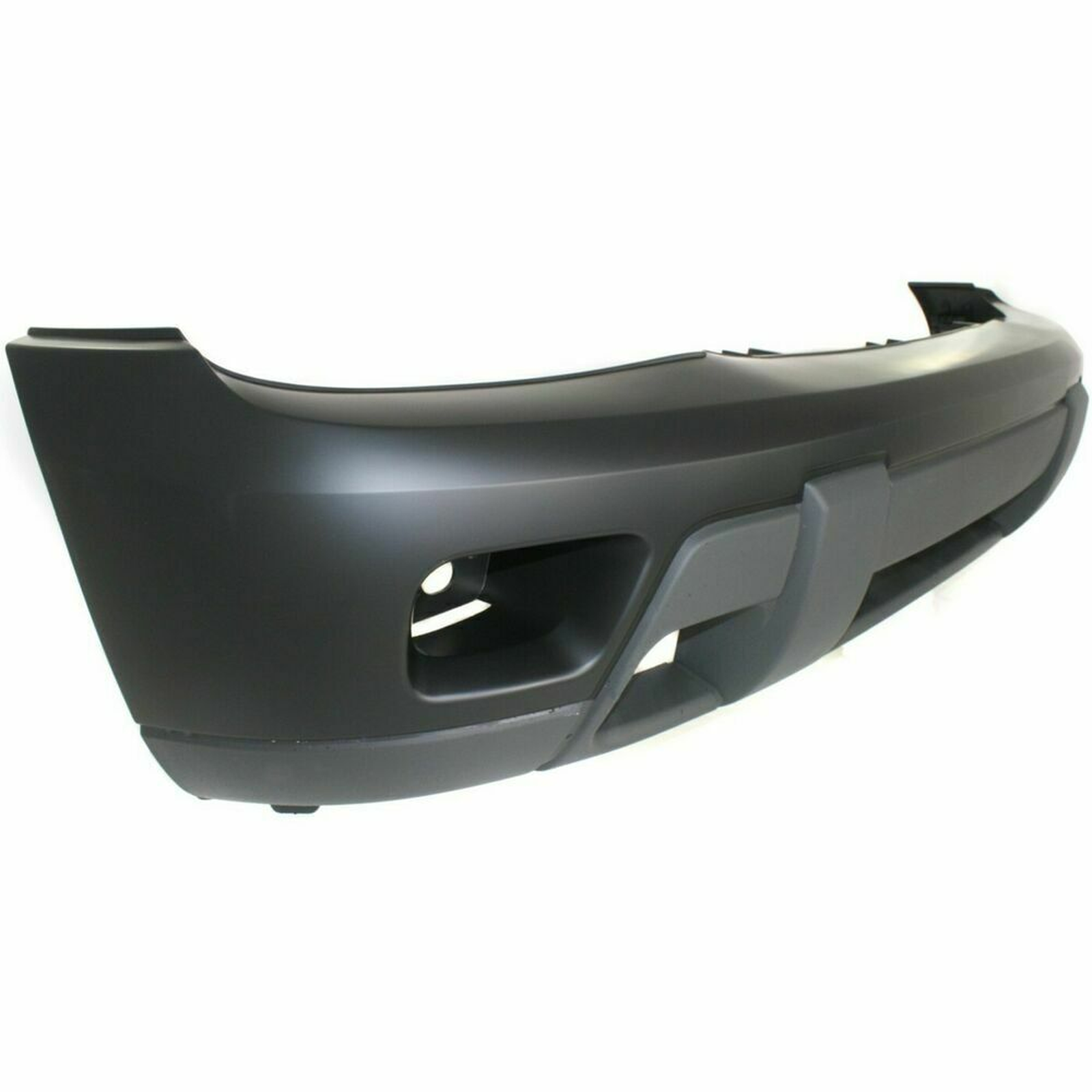 GM1000672 chevrolet trailblazer 2002 2005 bumper front smooth primed with fog lamp hole gm 2