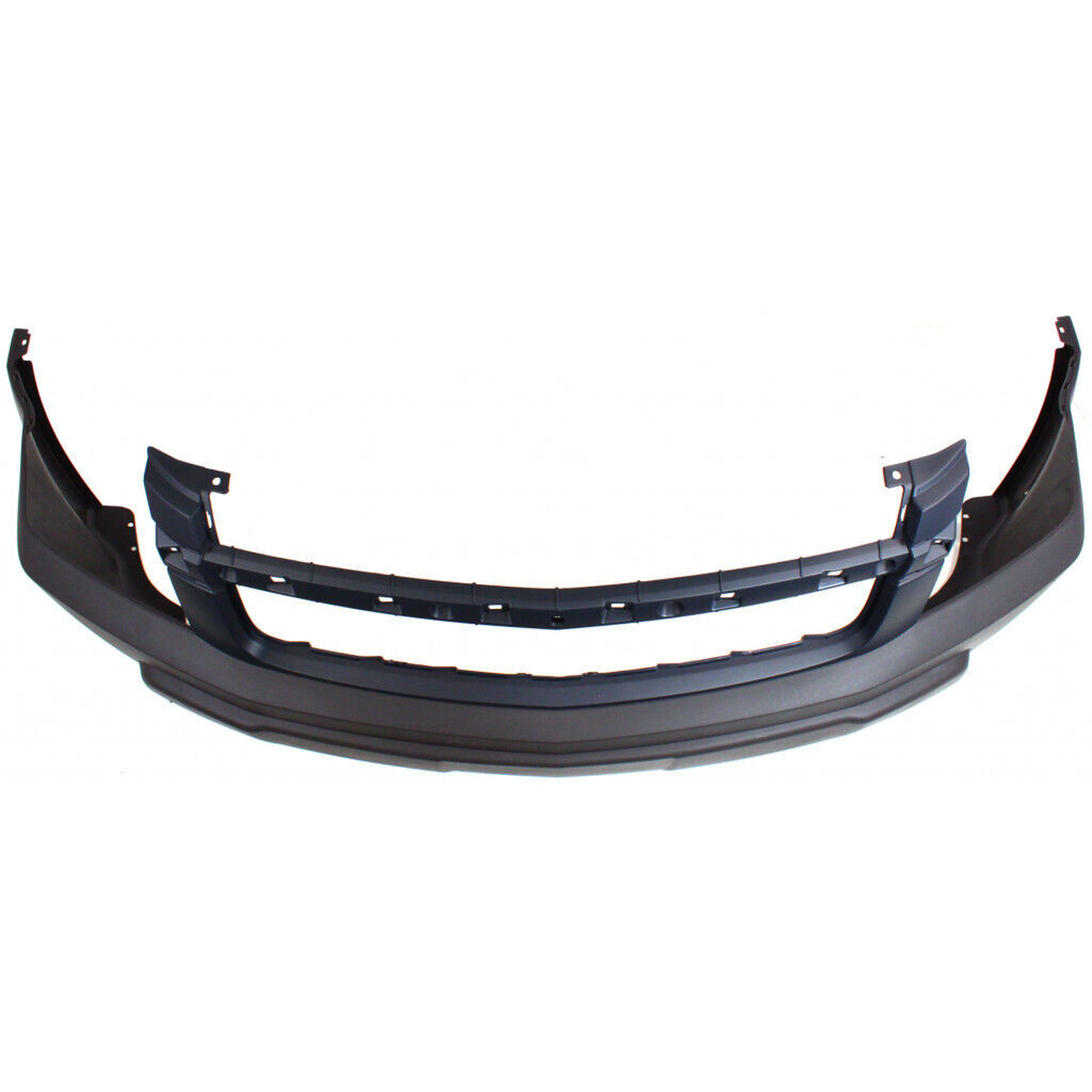 GM1000725 chevrolet equinox 2005 2006 bumper front ls model without fog lamp black texture 4