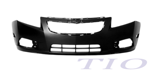 CHEVROLET CRUZE 2011-2015 — FRONT BUMPER PRIMED; W/ LOWER GRILLE BAR; LS/LT/LTZ/ECO; 2011-2014 (W/O CHROME TRIM RS MODELS)