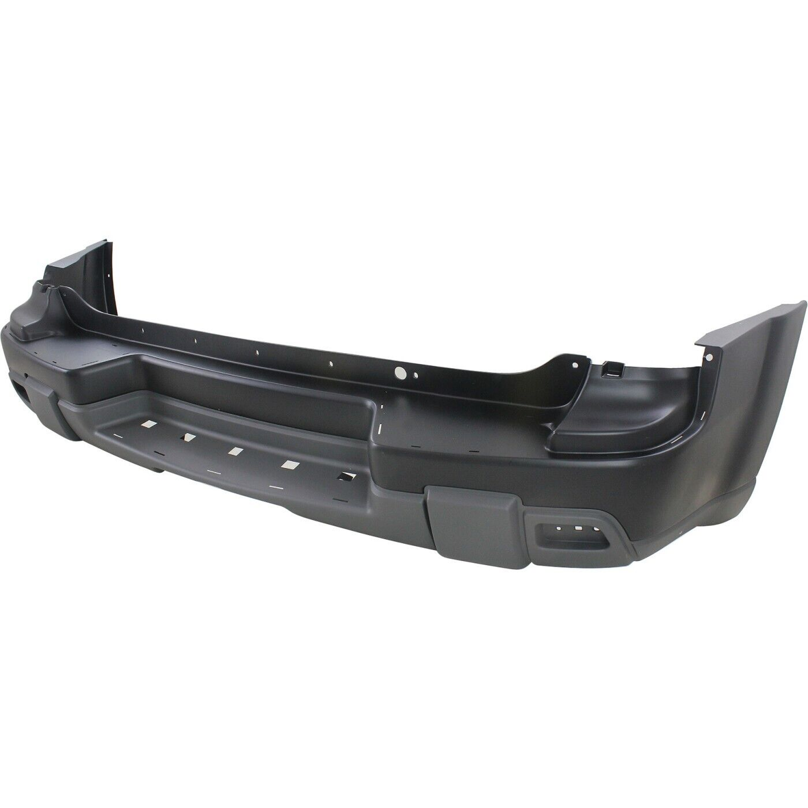 GM1100663 chevrolet trailblazer 2002 2007 bumper rear upper primed lower textur gm1100663 3