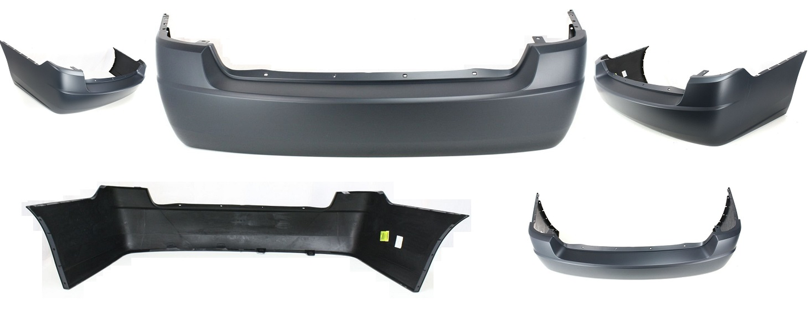 GM1100679 chevrolet malibu 2004 2007 bumper rear primed exclude ss model gm1100679 1