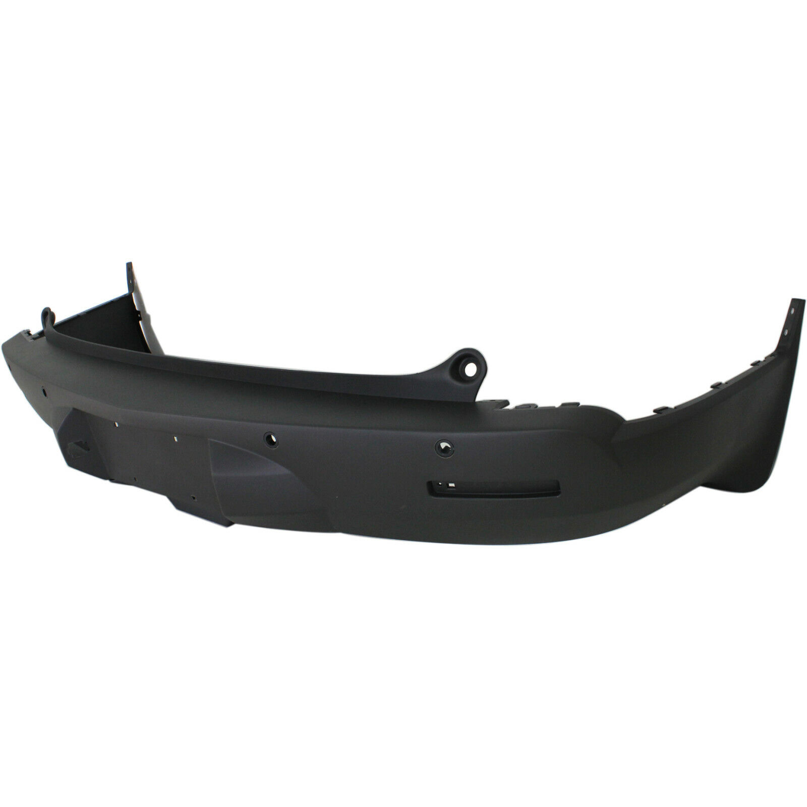 GM1100842 chevrolet traverse 2009 2012 bumper rear single exhaust textured with sensor hol 1