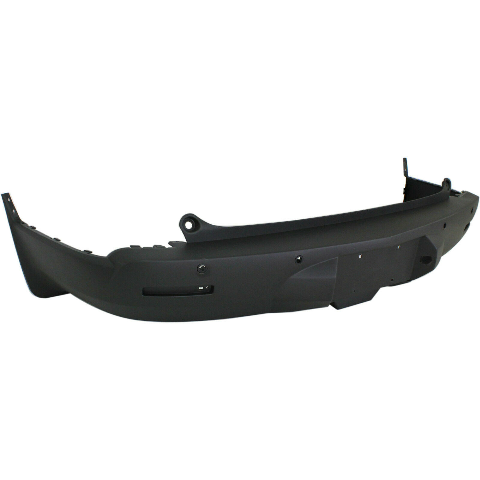 GM1100842 chevrolet traverse 2009 2012 bumper rear single exhaust textured with sensor hol 3