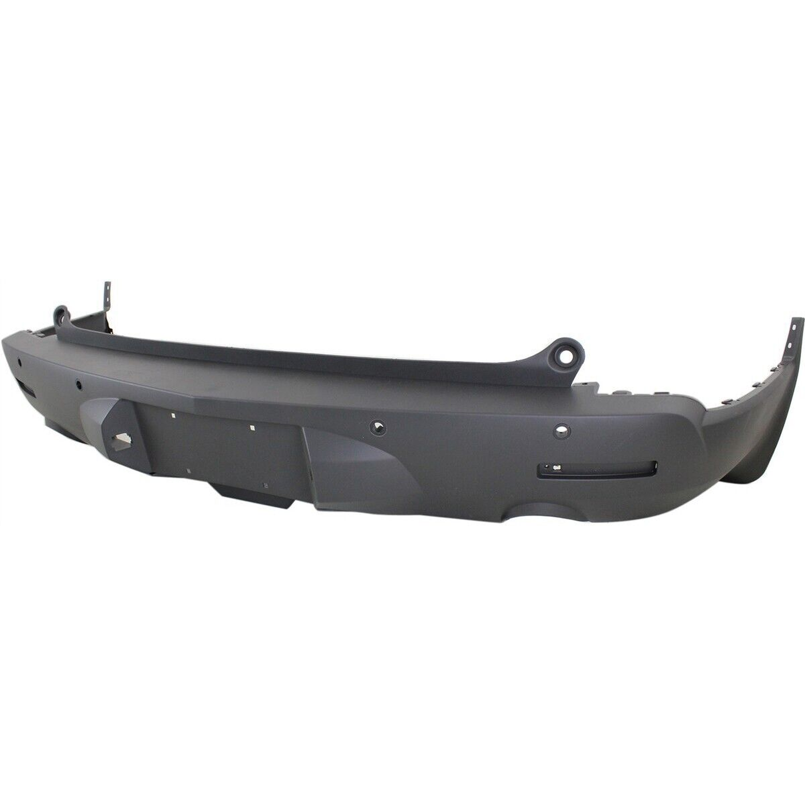GM1100843 chevrolet traverse 2009 2012 bumper rear dual exhaust textured with sensor hole  1