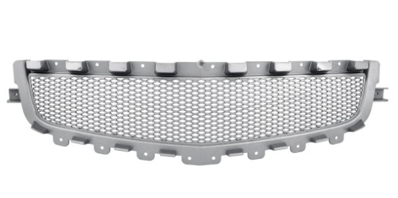 CHEVROLET MALIBU 2008-2012 — FRONT CENTER GRILLE; SILVER; MALIBU 2008-2012