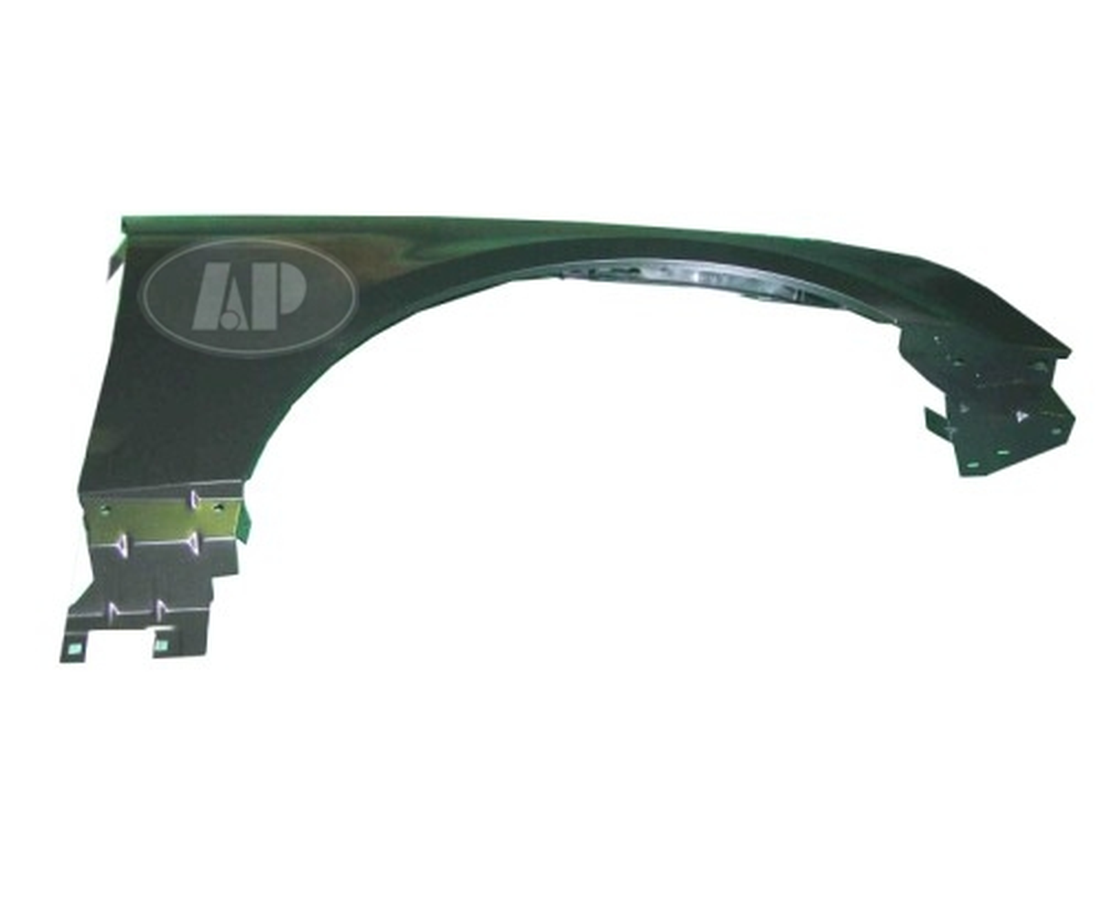 GM1241316C cadillac srx 2006 2007 front right fender without side lamp hole steel capa gm12 1
