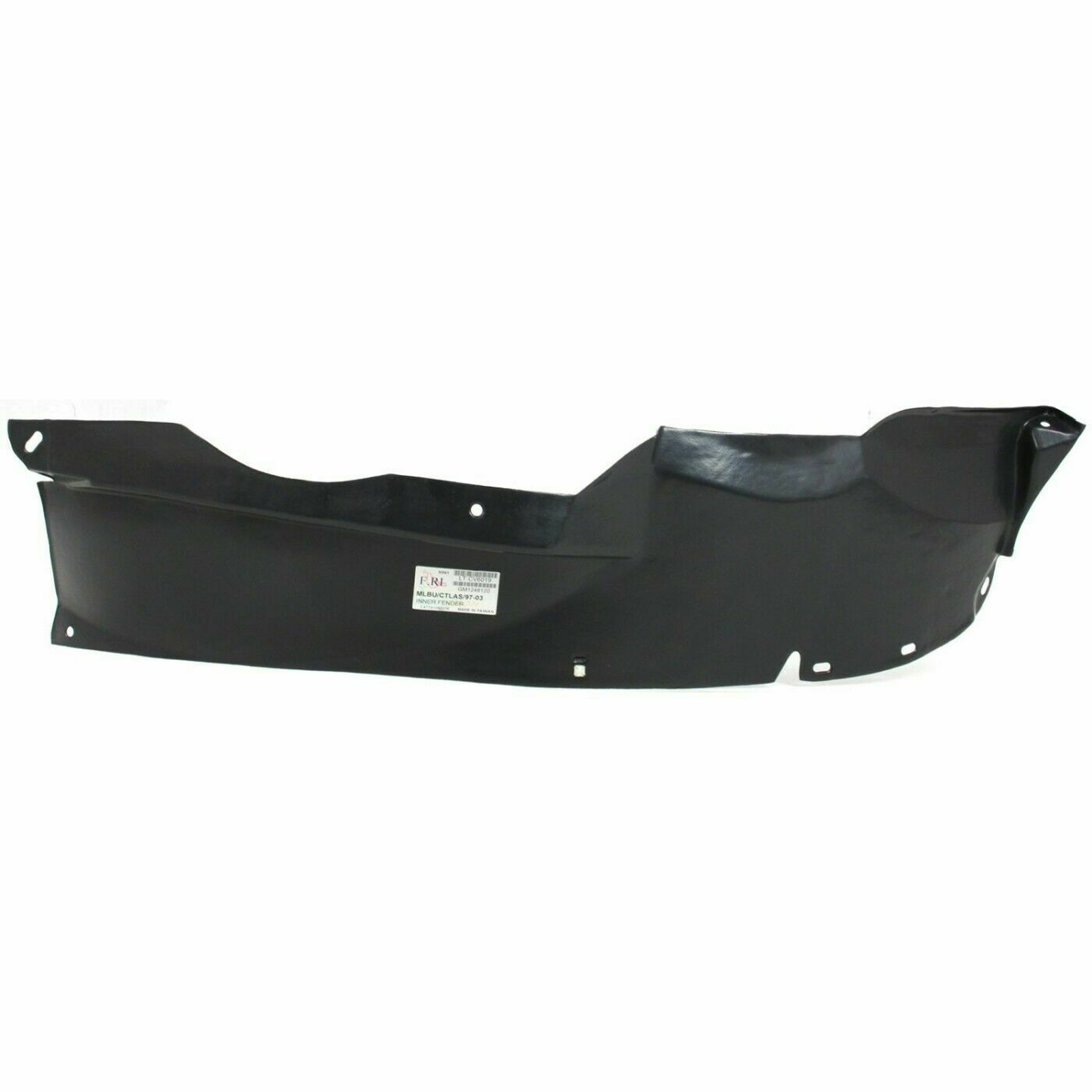GM1248120 chevrolet malibu classic 2004 2005 front left fender liner rear section gm124812 4