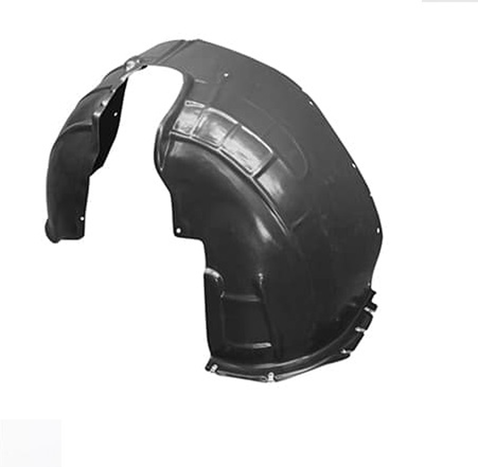 GM1248280 chevrolet pickup chevy silv 1500 legacy 2019 front left fender liner thermo form 1