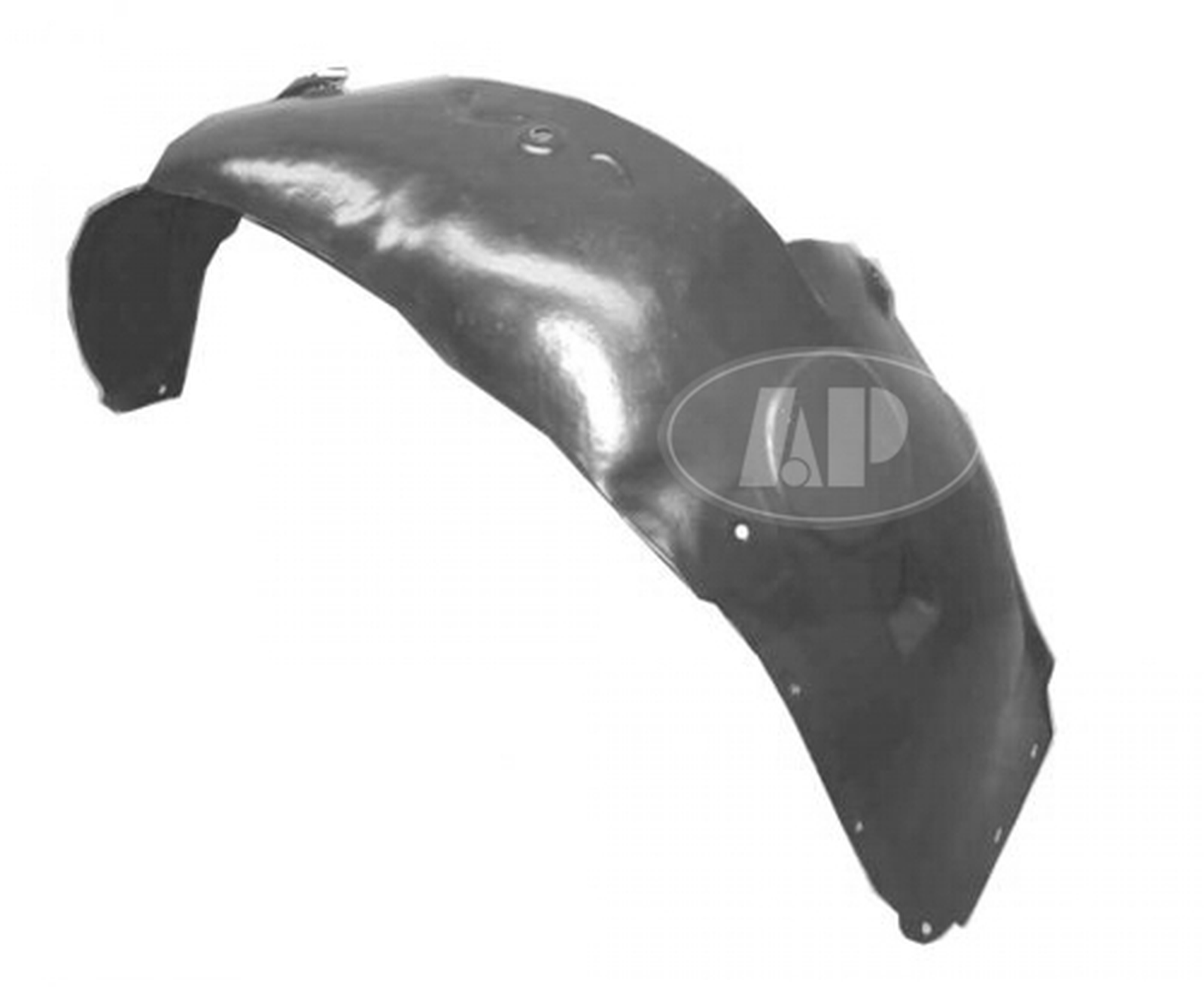 GM1251116 cadillac dts 2006 2011 front right fender liner gm1251116 1