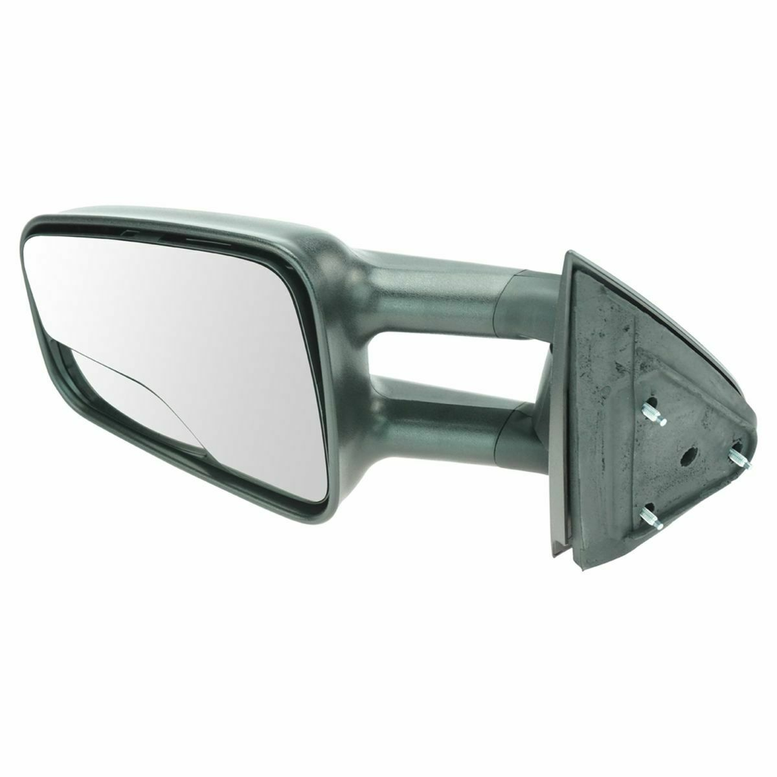 GM1320244 gmc sierra 2002 2006 left side mirror manual tow type with blind spot textured g 2