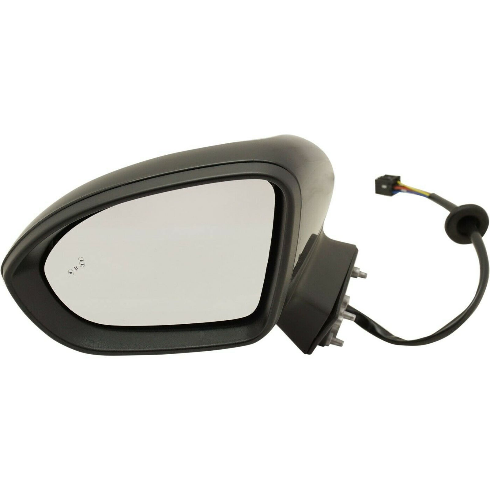 GM1320545 chevrolet cruze 2016 2019 left side mirror power ptm htd with turn signal blind  2