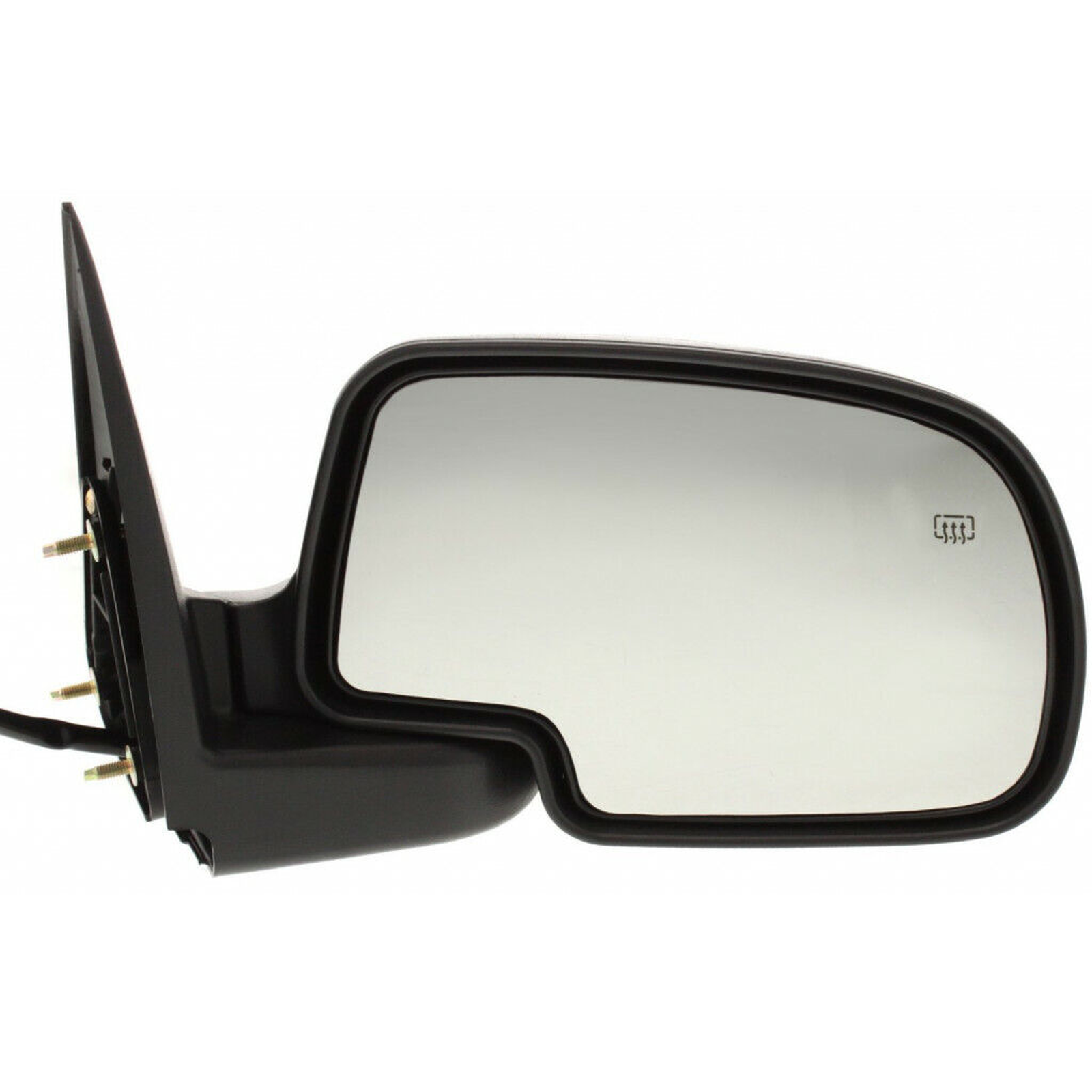 GM1321247 gmc yukon 2000 2002 right side mirror power htd with manual folding with puddle  2