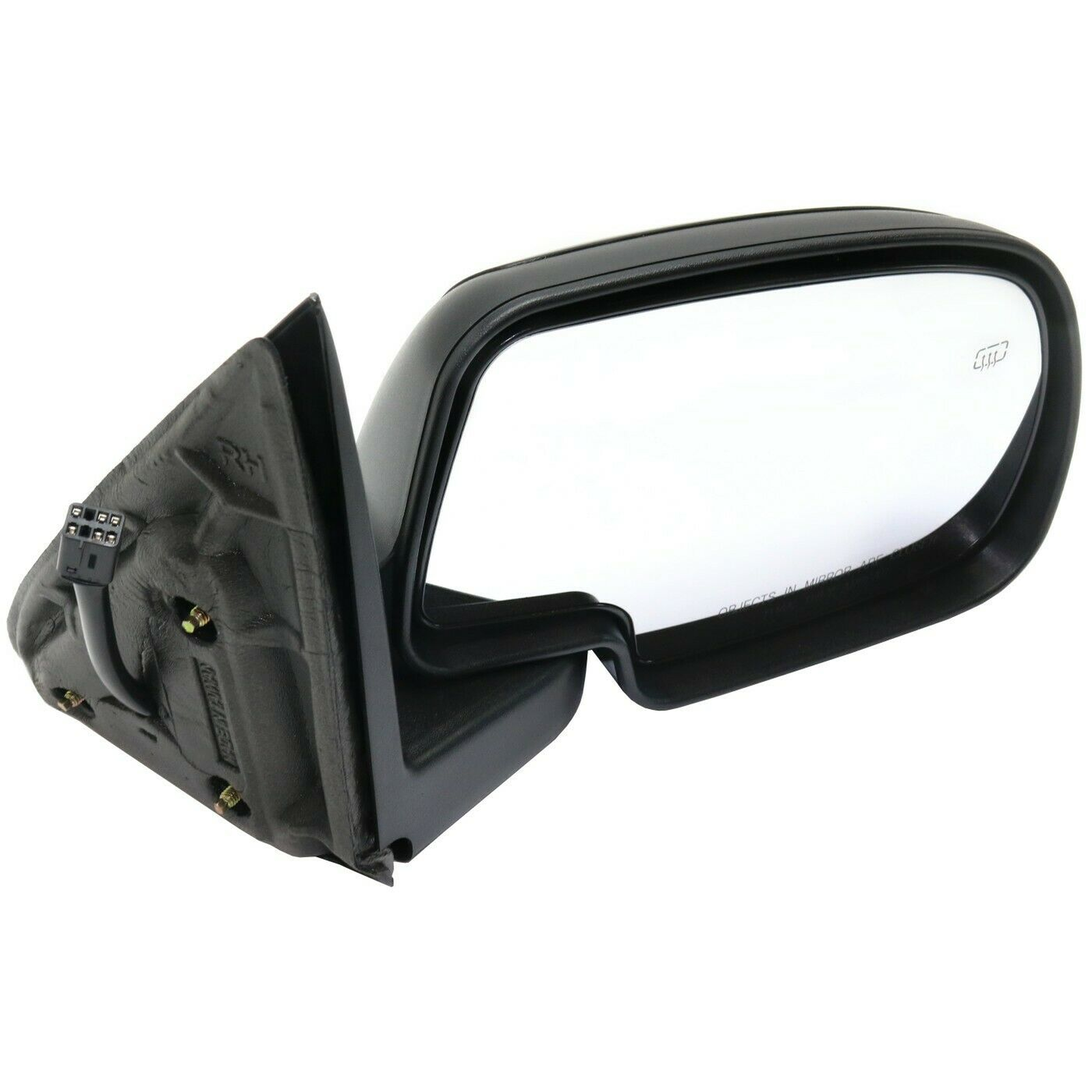 GM1321252 gmc yukon 2000 2006 right side mirror power htd with manual folding with puddle  2