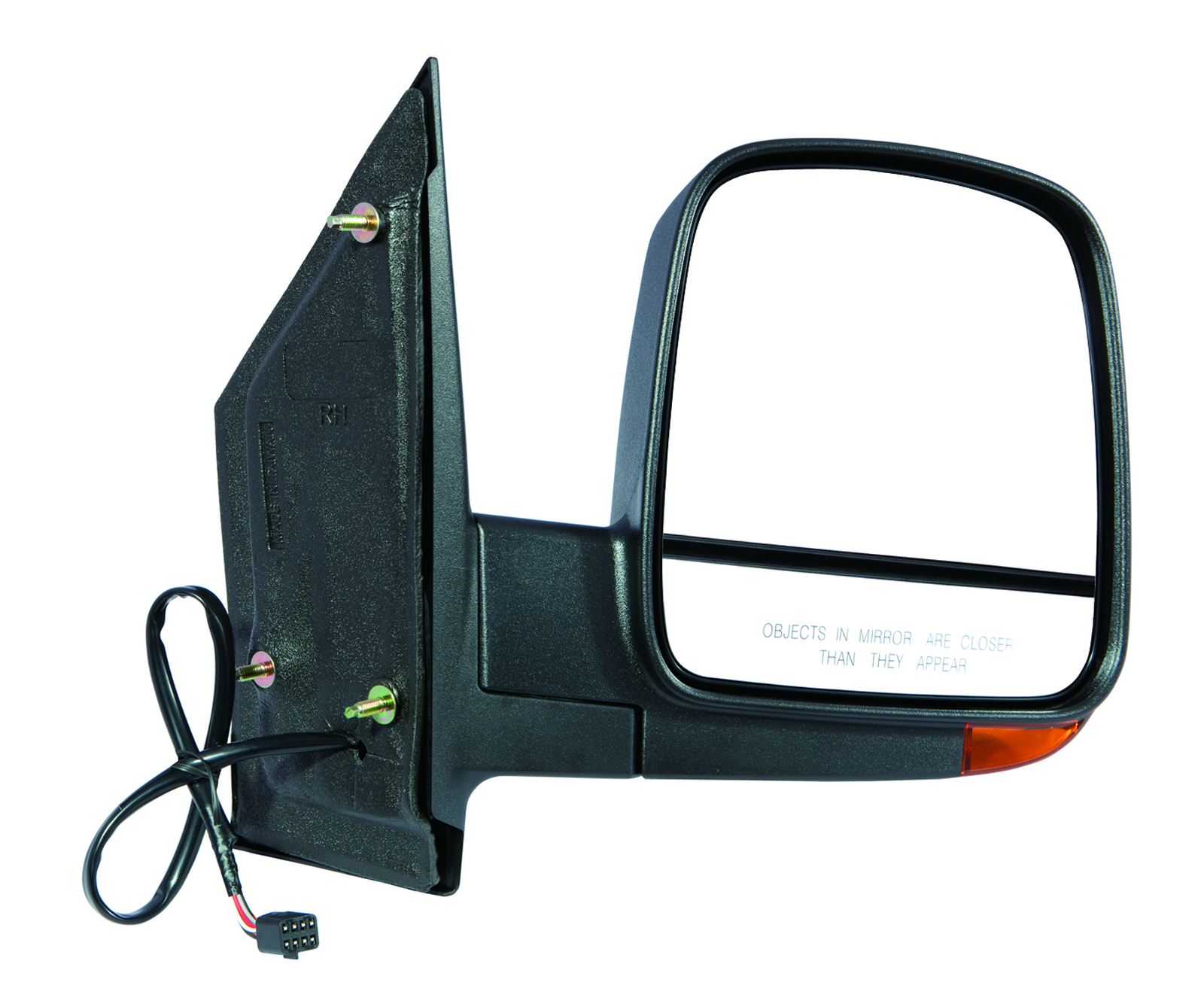 GM1321397 right side mirror power htd with signal manual folding textured dual glass gm132 1