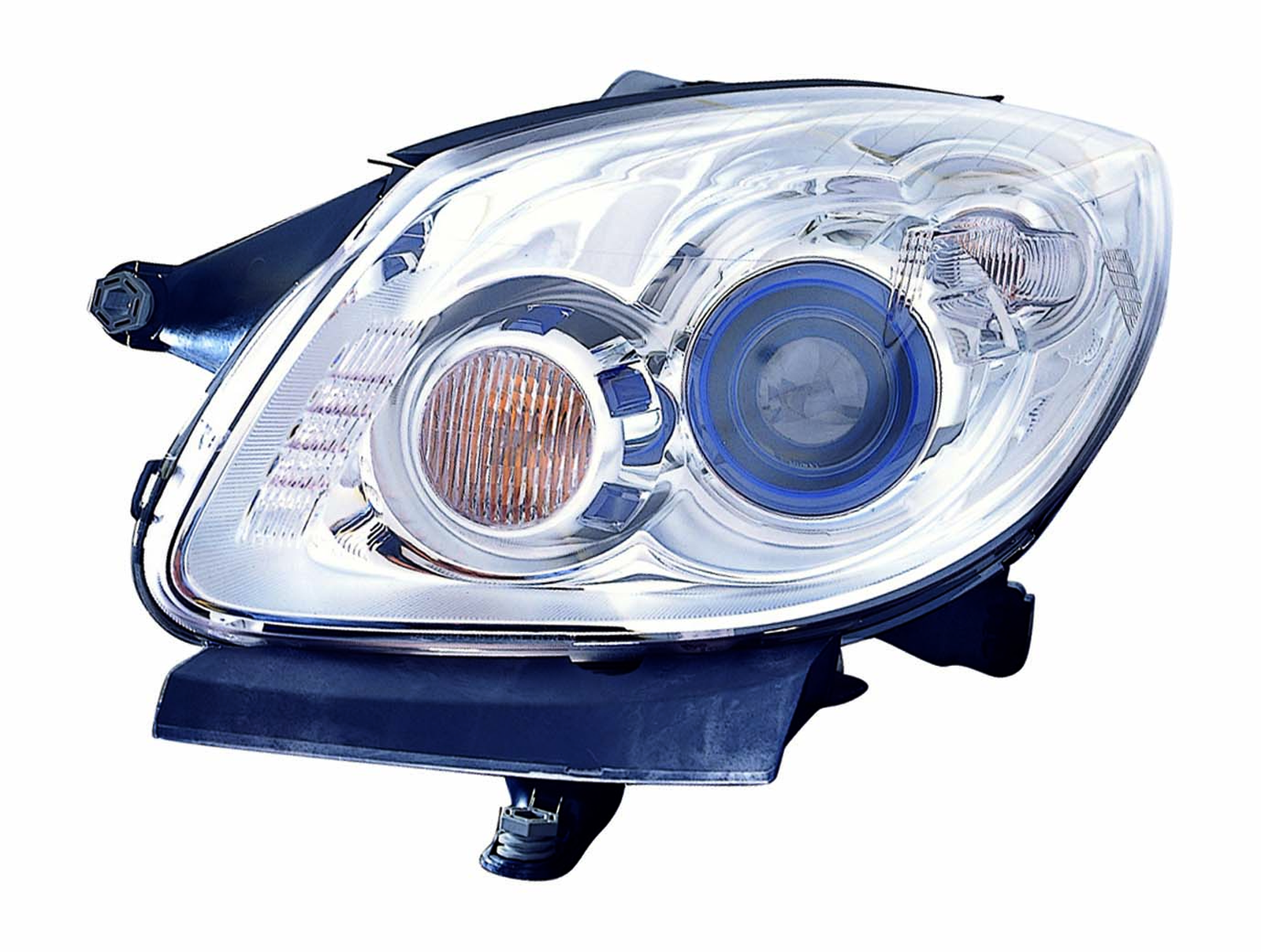 GM2502311 buick enclave 2008 2012 left headlight hid without auto adjust with amber park l 1