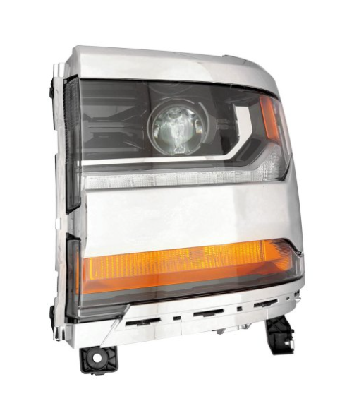 CHEVROLET SILVERADO PICKUP 2014-2018 — HID HEADLIGHT LH; CHROME BEZEL; SILVERADO 1500 2016-2019 (84064044)