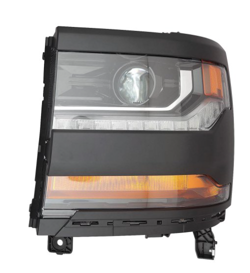 CHEVROLET SILVERADO PICKUP 2014-2018 — HID HEADLIGHT LH; W/ PAINT TO-MATCH TRIM; 1500 CUSTOM 2016-2018/1500_LD 2019