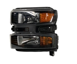 CHEVROLET SILVERADO PICKUP 2019-2025 — HALOGEN HEADLIGHT LH; W/O LOGO; 1500-2019-2022 CAPA