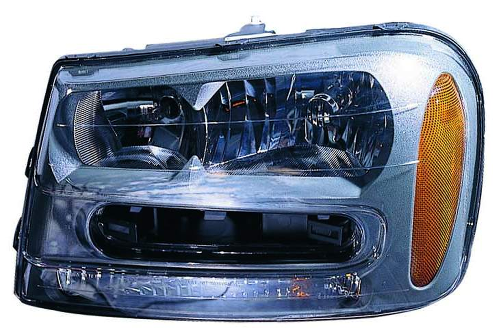GM2503213 chevrolet trailblazer 2002 2009 right headlight exc 06 09 lt model hq gm2503213 1