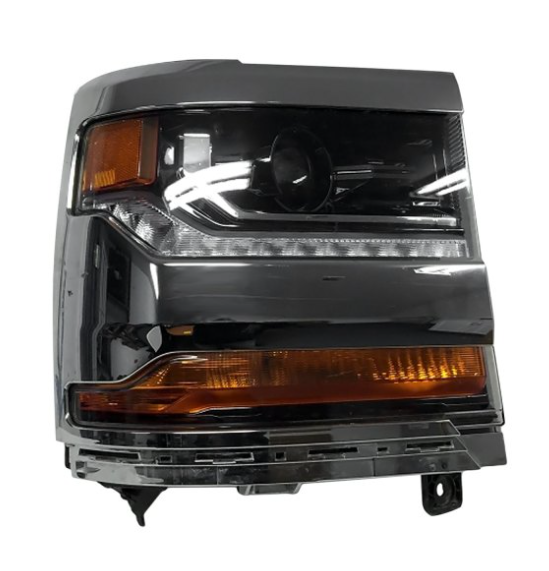 CHEVROLET SILVERADO PICKUP 2014-2018 — HID HEADLIGHT RH; CHROME BEZEL; SILVERADO 1500 2016-2019 CAPA (84005965)