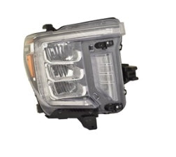 GMC SIERRA PICKUP 2019-2025 — HEADLIGHT LH; W/O LOGO; W/ LED SIGNAL; 2500/3500 2020-2023 (OE 84738615)