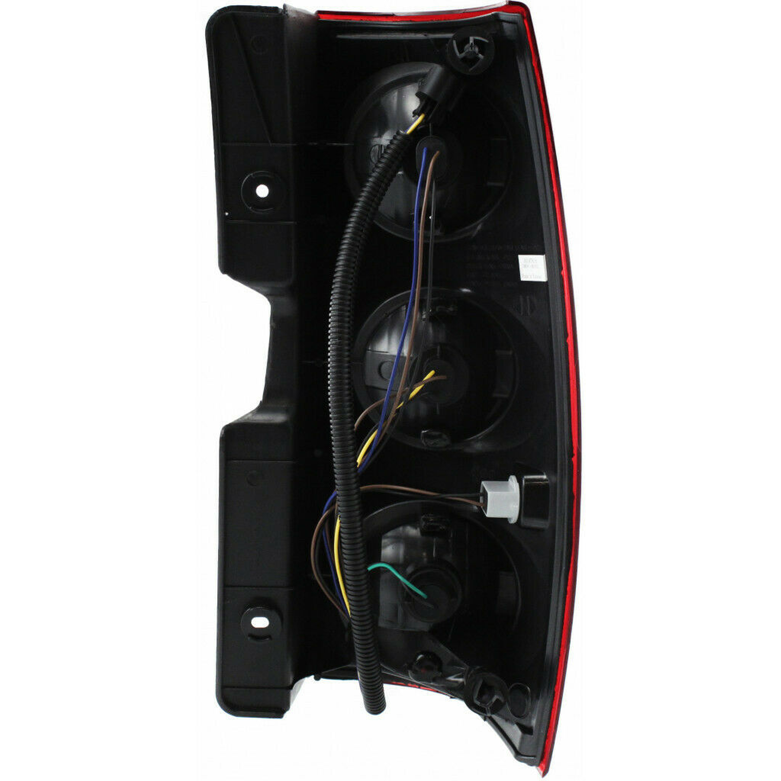 GM2800204 gmc yukon xl 2007 2011 left taillight exclude denali with red outer lens hq gm28 2
