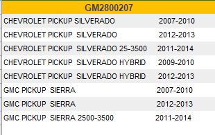CHEVROLET SILVERADO PICKUP 2007-2013 — TAIL LAMP LH; ( EXC 11-12 2500/3500-DUALLY & 2010 1500 2ND DESIGN & ALL 2011 1500) ; CLICK IMAGE FITTMENTS CAPA