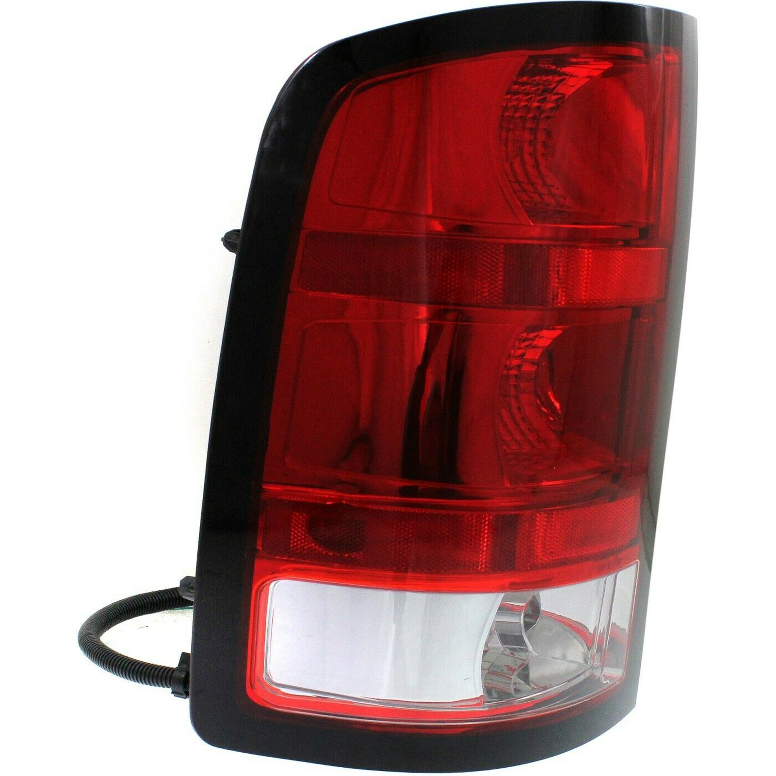 GM2800254 gmc pickup gmc sierra 2009 2013 left taillight base model with dark trim large b 5